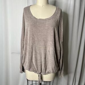 Barefoot Dreams Cozy Chic Ultra Lite Scoop Neck Sweater Style 495 XL